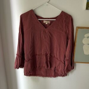 Cloth and stone pink top blush